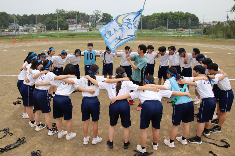 ⑨３年円陣組２組
